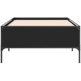  Okvir kreveta crni 90 x 200 cm konstruirano drvo i metal | shoptok.hr