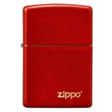 Zippo 49475ZL upaljač -metalik crvena logo Cene