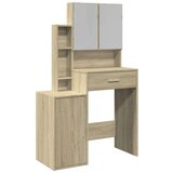 vidaXL Toaletni stolić s ormarićem boja hrasta sonome 80x35x132 cm | shoptok.hr