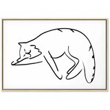  Slika - Cat\'s Dreams (1 Part) Vertical 90x60 U prirodnom drvenom okviru | shoptok.hr