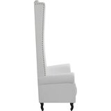  Fotelja sa Visokim Naslonom Bijela 77x65x181 cm | Eponuda.ba