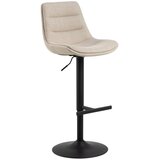 Actona Crna/bež barska stolica podesive visine (visine sjedala 65 cm) Adisa – | shoptok.hr