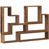  Polica na zidu Zidna montaža Staro drvo 96 x 12 x 64 cm | Shoptok.si
