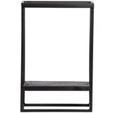 WOOOD Črna kovinska stenska polica 40x60 cm Febe - WOOOD Cene