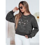 DStreet Bluza damska krótka oversize z motywem tie-dye DENVIS grafitowa Cene
