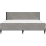  Okvir kreveta s madracem Svijetlo siva 180 x 200 cm Baršun | shoptok.hr
