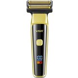 SARAHE VGR V-366 5W USB 3 v 1 električni brivnik z LCD digitalnim zaslonom za nego nosnih dlak (rumen), (22149563) | Shoptok.si