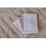 Bubaba by FreeON tetra krpice muslin 4/1 40x40 cm prugice pink | shoptok.hr