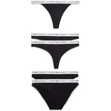 Spodnje hlače 5 Pack Multi Shape Bottom Črna