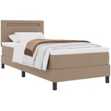  Krevet s opruga kutije s madracem Boja cappuccina 100 x 200 cm | shoptok.hr