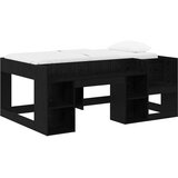  Krevet za djecu s ladicama Crni hrast 80 x 160 cm | Shoptok.si