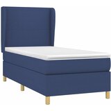  s oprugama i madracem plavi 90 x 200 cm od tkanine | shoptok.hr