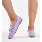 Gemre Purple moccasins with a zircon buckle Mali | Shoptok.si