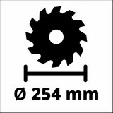 Einhell TE-TS 254 T, Table Saw, - (4340430) | ePonuda.com