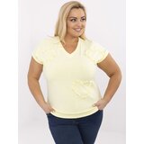RELEVANCE Blouse-RV-BZ-A542.12P-light yellow | Shoptok.si