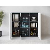 P & B Visoka Komoda Vera 120, Antracit, Bela, Led | Shoptok.si