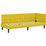  Kutni krevetni okvir s madracem s uzglavljem 2 kom. Žuta Baršun | shoptok.hr