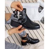 Resti Black women's boots with cutouts Dlagona | Shoptok.si