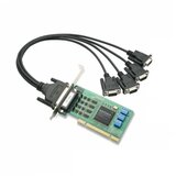 Moxa CP-114UL-DB9M 4-portna RS-232/422/485 low profile universal pci serijska kartica sa DB9(m) kablom Cene