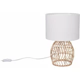 Tri O Bijela/u prirodnoj boji stolna lampa (visina 38 cm) Rike –