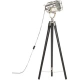  Podna svjetiljka s tronošcem crna od masivnog drva manga 97 cm | shoptok.hr