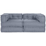  Modularna sofa 2 pcs Siva 140 x 70 x 56 cm Tkanina | shoptok.hr