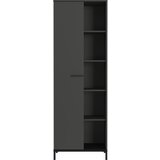Germania Antracitno siva biblioteka 64x190x34 cm Rovigo – | shoptok.hr