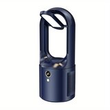 Venisymlis Namizni Ventilator Z Nočno Lučko Brez Rezil, Navpični Pisarniški Ventilator Usb Za Polnjenje, (22070326) Cene