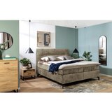 Esposa POSTELJA BOXSPRING 160 cm x 200 cm , tekstil umazano rjava | Shoptok.si