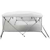 Tenda bimini s 4 luka i mrežastim zidovima 243x(170-182)x137 cm | shoptok.hr