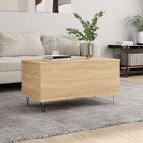The Living Store Klubska mizica sonoma hrast 90x44,5x45 cm inženirski les - Klubska Mizica, (21573464) | Shoptok.si