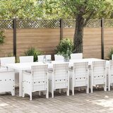  Vrtni set za objed s jastukom 13 pcs Bijela i svijetlosiva | shoptok.hr