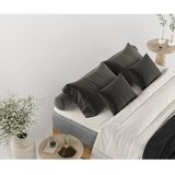Maison de Rêve Siva/v naravni barvi boxspring postelja s prostorom za shranjevanje 140x200 cm Faro – | Shoptok.si