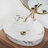 REA Bath Nadgradni umivaonik REA Queen Carrara Shiny | shoptok.hr
