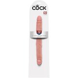 King Cock 12 Slim - realistični dupli dildo (31cm) - prirodan | shoptok.hr