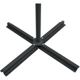In Konzolni suncobran s čeličnom šipkom LED 250 x 250 cm azurni | shoptok.hr