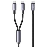 Usams 2V1 2XUSB-C 72W 1.2M ALUMINIJASTI PODATKOVNI KABEL ZA TELEFON, (21980483) | Shoptok.si