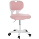 MID.YOU Otroški Vrtljivi Stol Kiddy Top W, Roza | Shoptok.si