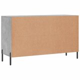  Komoda siva boja betona 100x36x60 cm od konstruiranog drva | Eponuda.com
