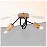  plafonski luster oxford 2xE27/15W/230V borovina/crna | Eponuda.com