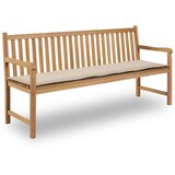  Jastuk za vrtnu klupu krem 180 x 50 x 3 cm od tkanine Oxford Cijene
