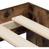  Krevetna Konstrukcija Dimljeni Hrast 75x190 cm | shoptok.hr