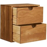 House Nordic Polica s više razina od punog hrasta u prirodnoj boji 18 cm Townsville – | shoptok.hr