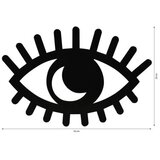 WALLXPERT zidna LED dekoracija Evil Eye Yellow | ePonuda.com