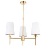  Endon 99456 - Luster na šipci 3xE14/6W/230V zlatna/bela | Eponuda.com