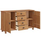  Kreveta s ladicama ASKIM 133,5 x 40 x 79 cm Masivna borovina | Eponuda.com