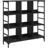  Komoda crna 102 x 32 x 103,5 cm od konstruiranog drva | Shoptok.si