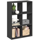 vidaXL Sobna pregrada / regal za knjige crni 69,5x29x103,5 cm drveni Cijene