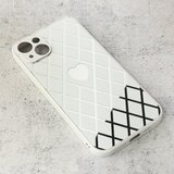Teracell maska za iphone 14 plus 6.7 diamond heart bela | ePonuda.com