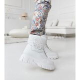 Gemre White insulated snow boots with Eulalia inscriptions | ePonuda.com
